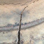 cracked