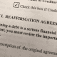 Reaffirmation Agreement